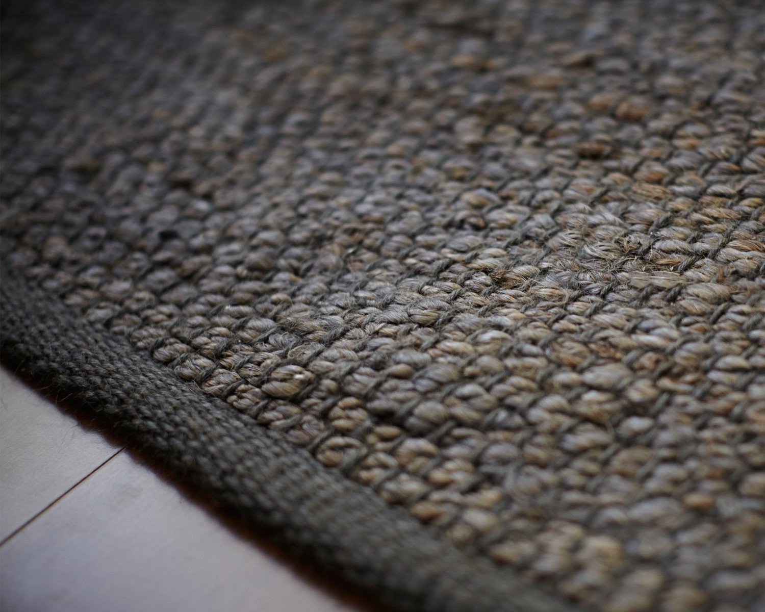 Anji Mountain Portland Gray Jute Rug - Discontinued