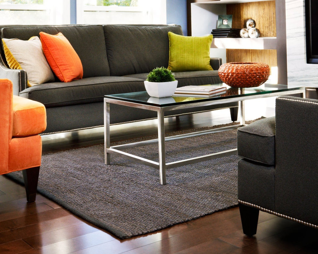 Anji Mountain Portland Gray Jute Rug - Discontinued