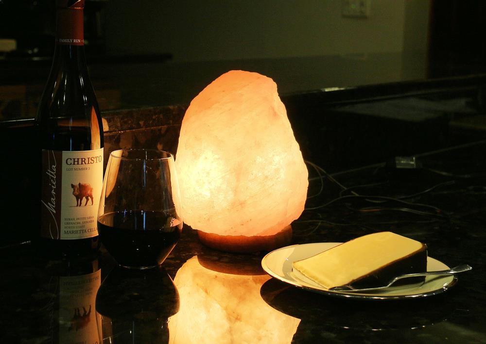 Accentuations by Manhattan Comfort 5 - 7 LBS Natural Shaped Himalayan Salt Lamp 1.6 with dimmer - Modish Store