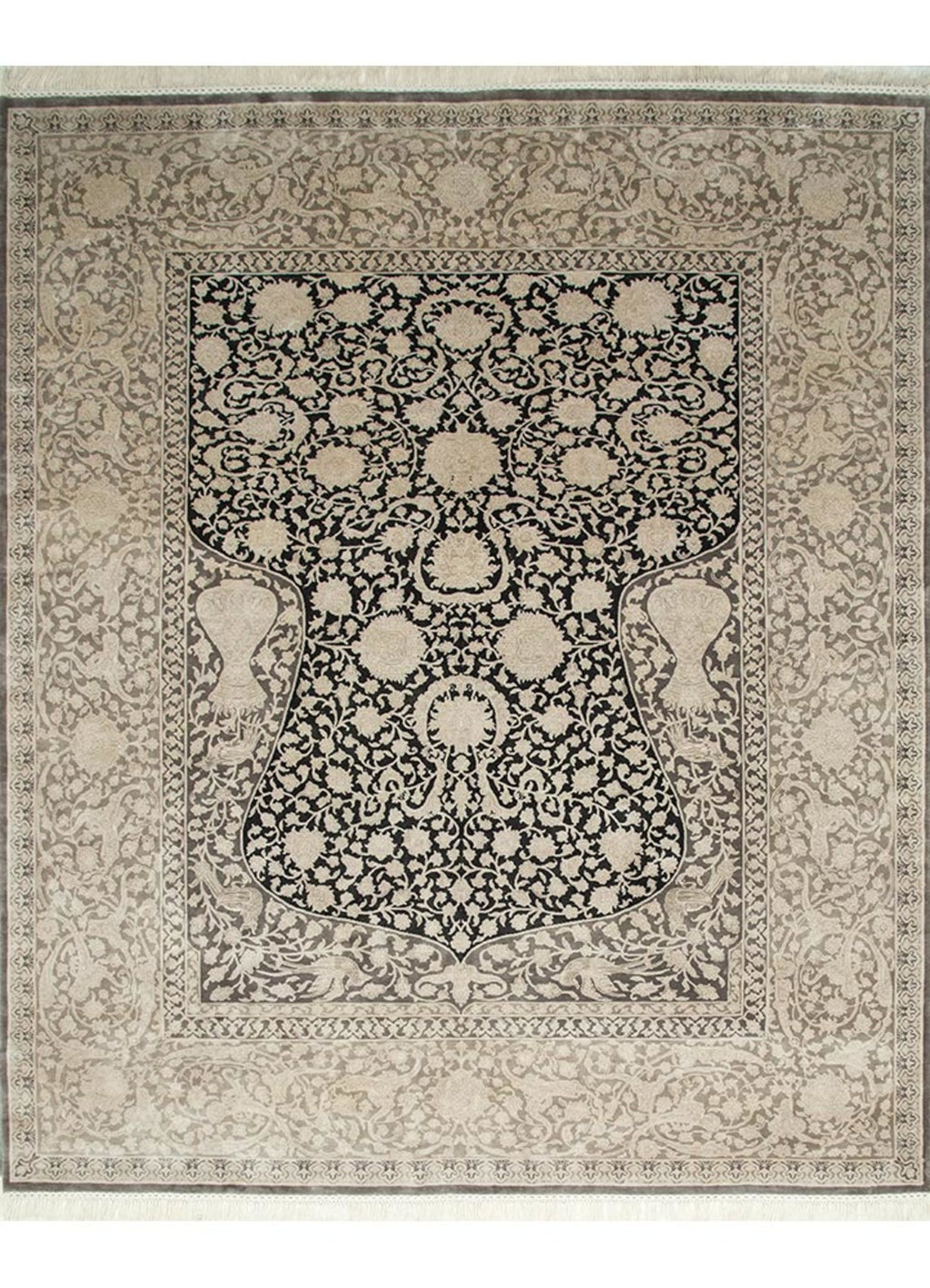 Spectra ASL Black Olive/Shale Traditional Rug