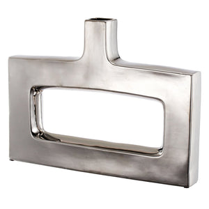 A&B Home Ceramic Keyhole Vase - Set Of 2