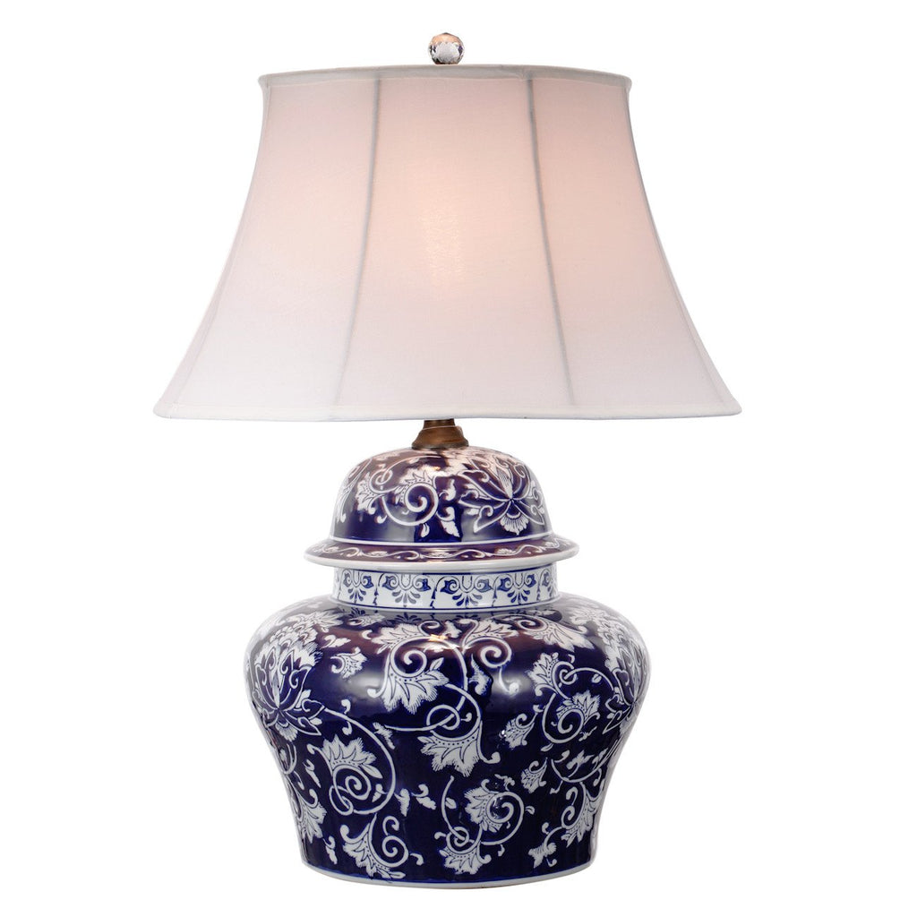A&B Home 28" Blue/White Table Lamp