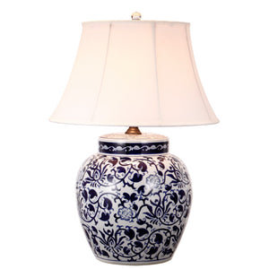 A&B Home 29" Blue/White Table Lamp