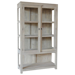 A&B Home 78" Durian Wood Cabinet 