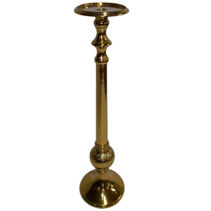 A&B Home Aluminum Pillar Candle Holder - Set Of 2