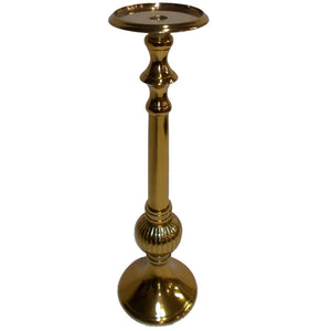 A&B Home Aluminum Pillar Candle Holder - Set Of 2