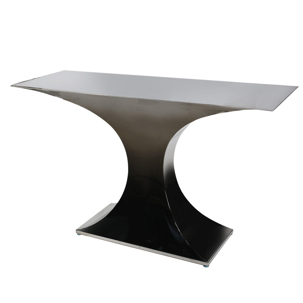 A&B Home Incurva Console Table 
