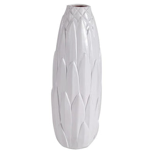 A&B Home White Palm Vase - Set Of 2