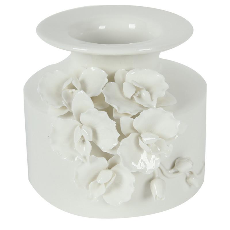 A&B Home White Vase - Set Of 2