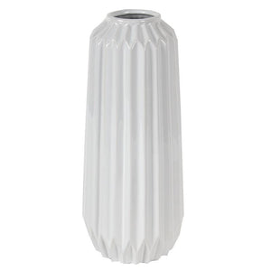 A&B Home White Tall Ceramic Vase - Set Of 2