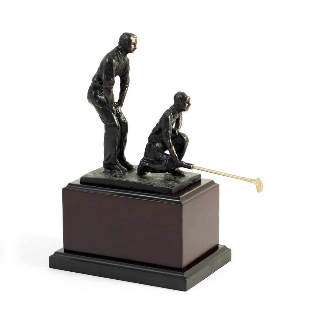 Bey-Berk Double Golfers In Bronze Finish