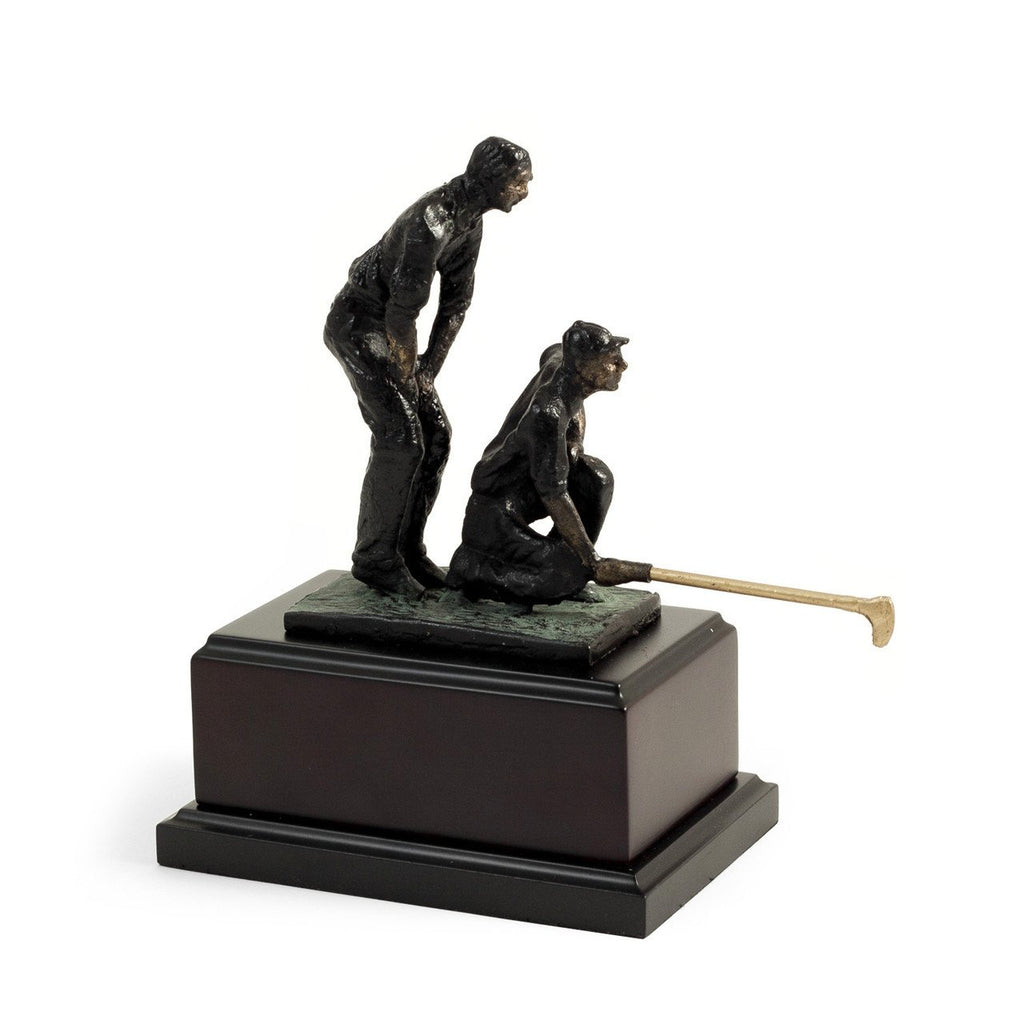 Bey-Berk Double Golfers In Bronzed Finish