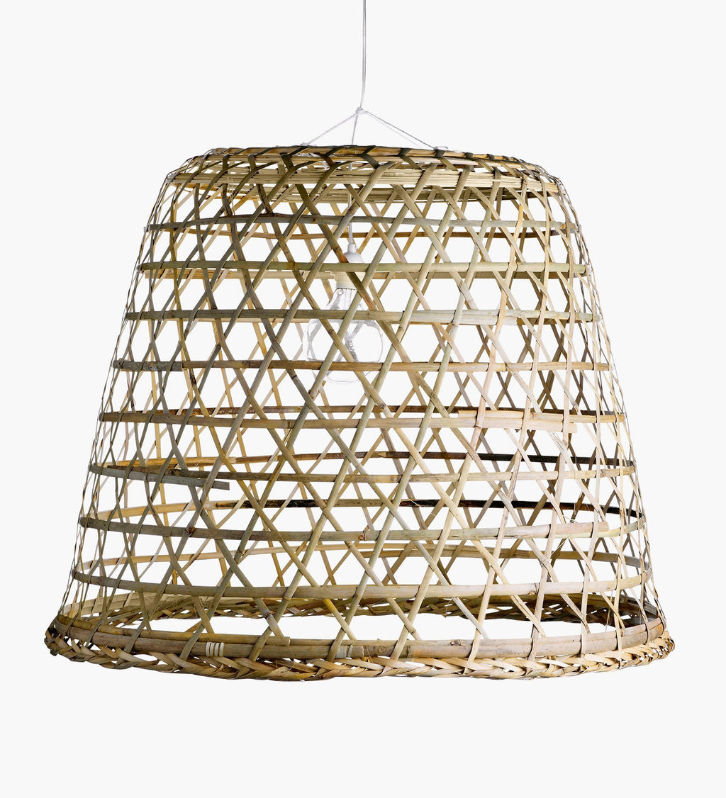 Sika Design Woven Bamboo Hanging Basket Lamp