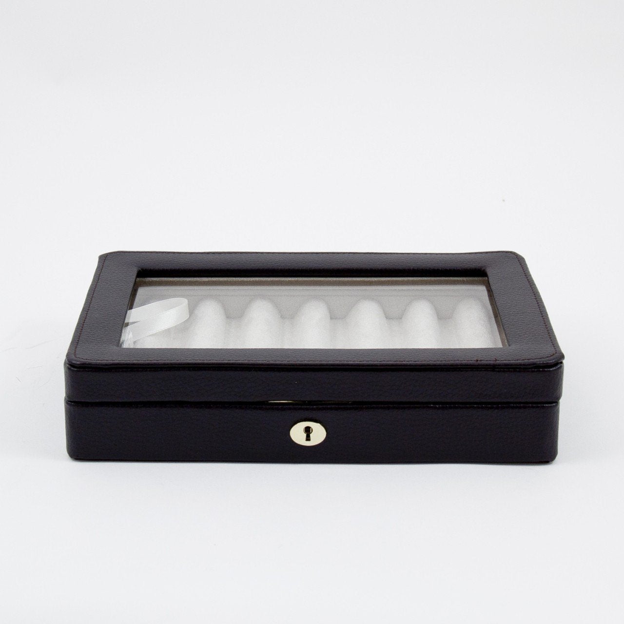 Bey-Berk 8 Pen Case In Brown Leather