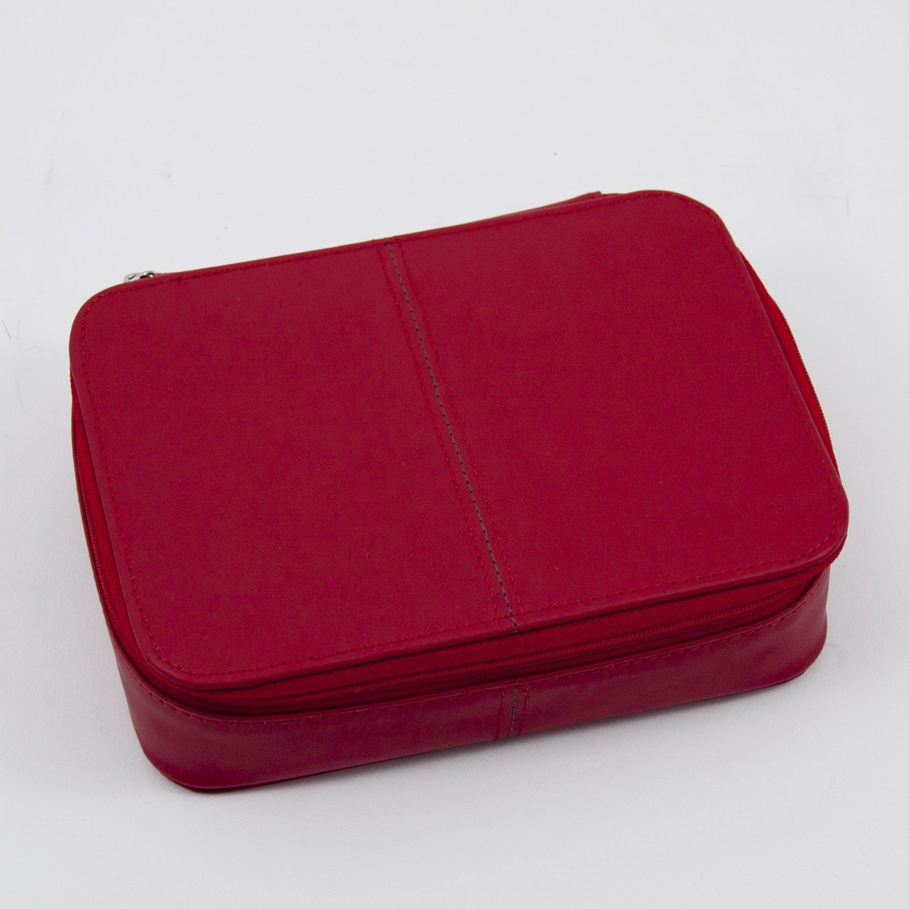 Bey-Berk Red Leather Jewelry Box