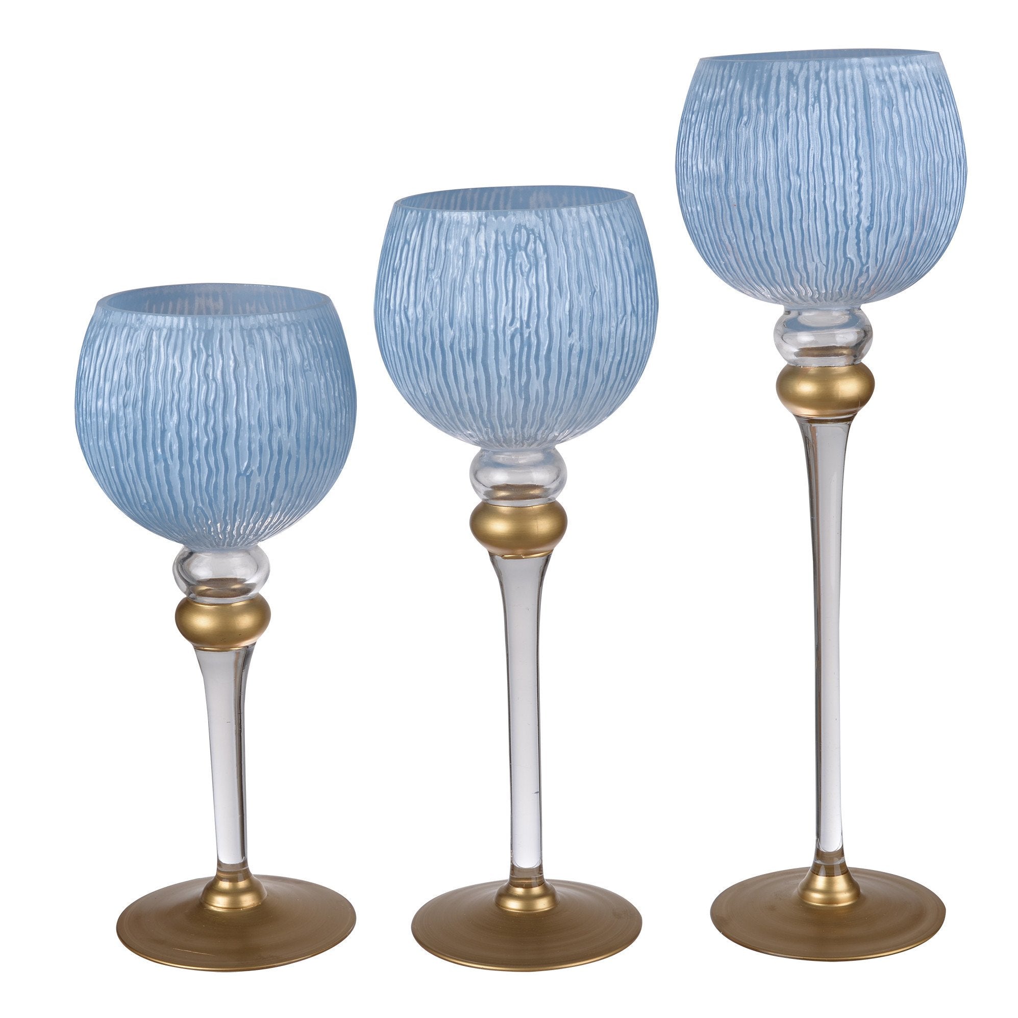 A&B Home Ballico Candle Holders - Set Of 3