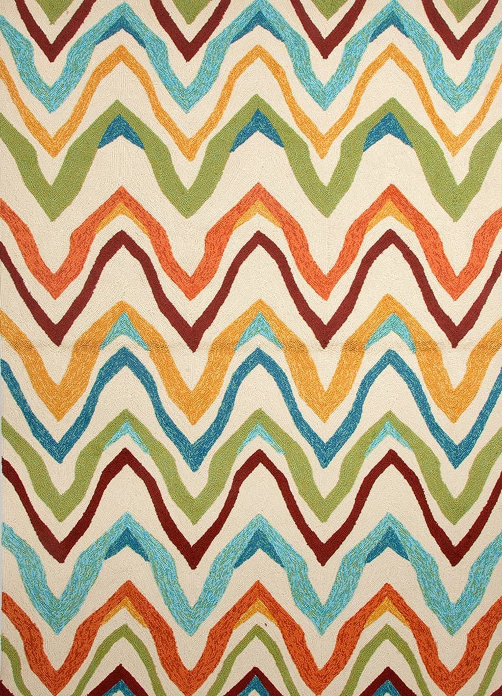 Bahia Burnt Orange/Cyan Blue