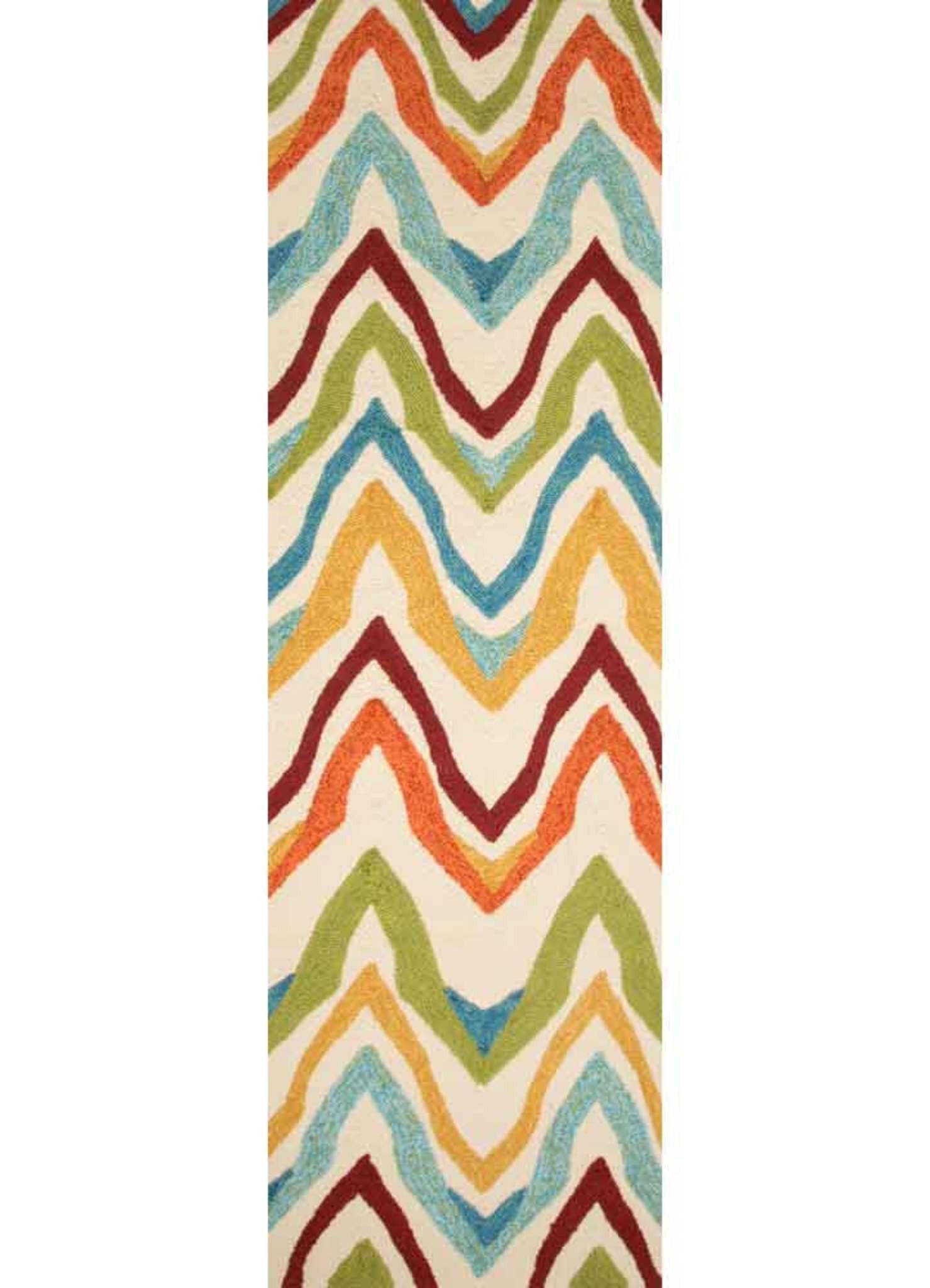 Bahia Burnt Orange/Cyan Blue