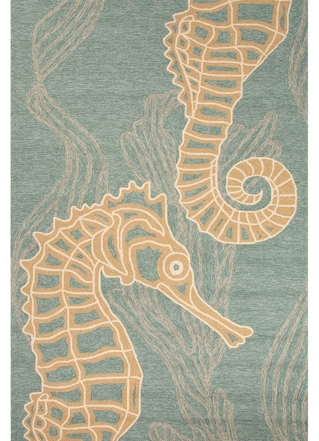 Sea Horsing Around Canal Blue/Alabaster Gleam