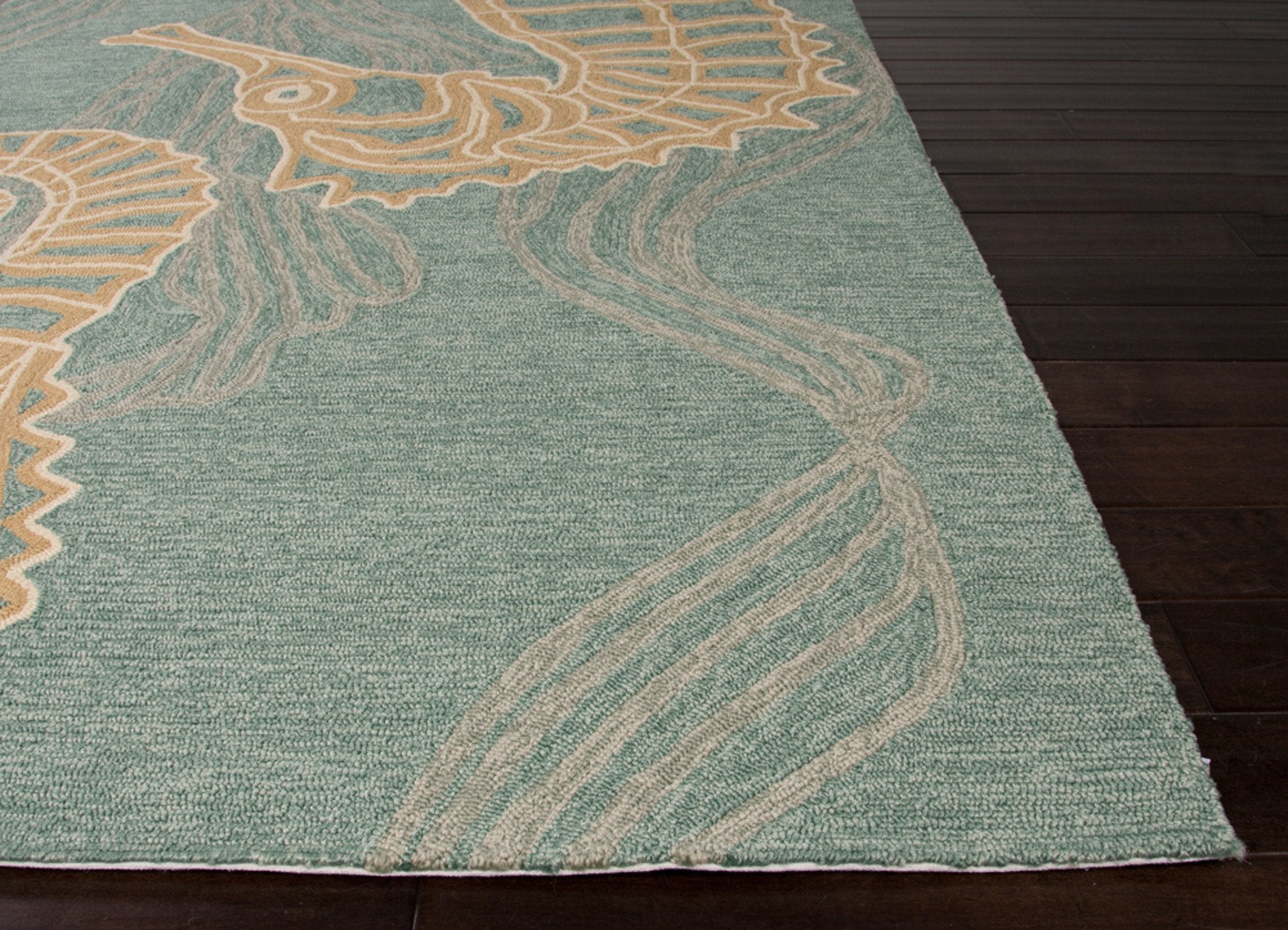 Sea Horsing Around Canal Blue/Alabaster Gleam