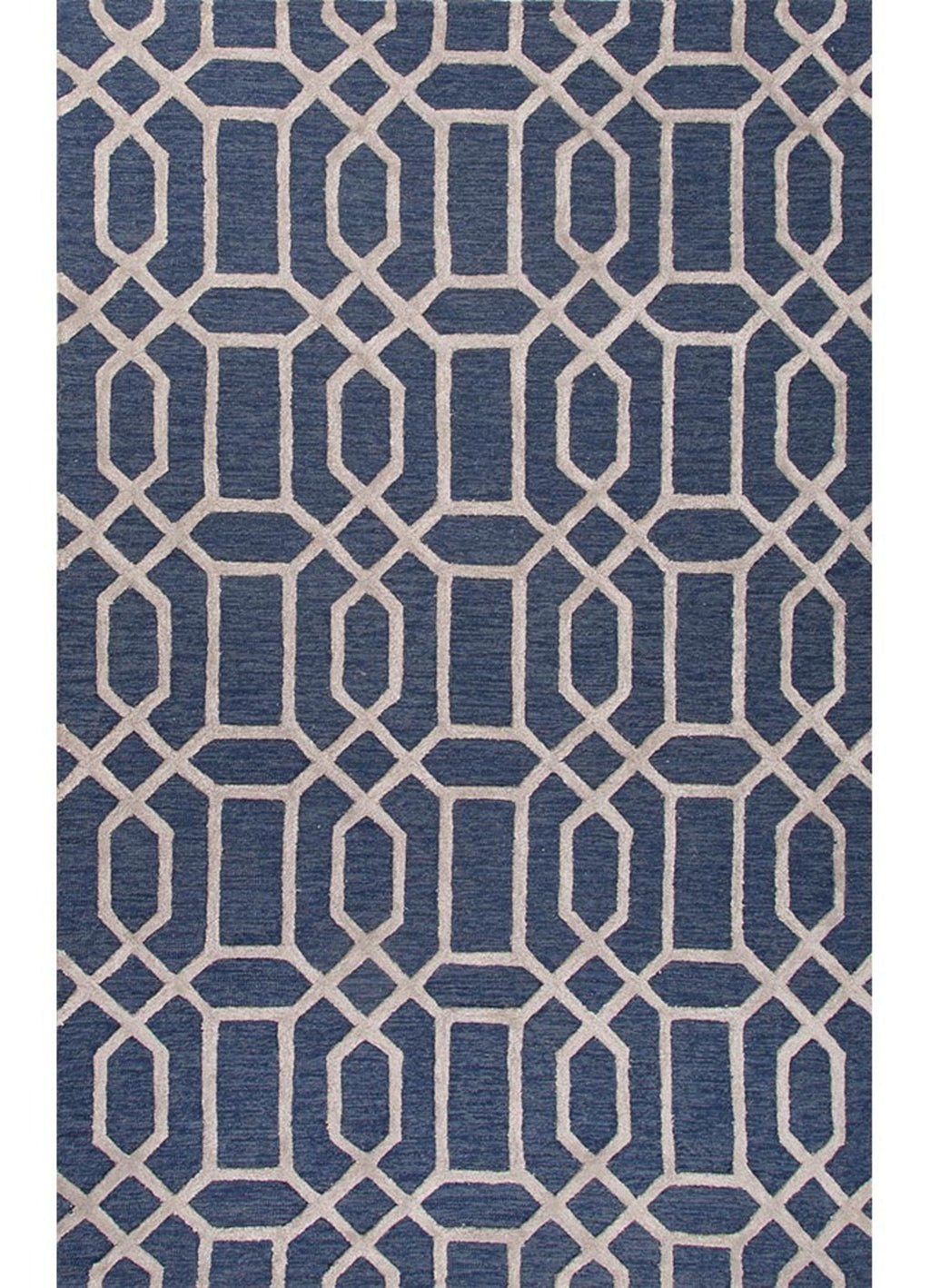 Bellevue Majolica Blue/Silver Gray