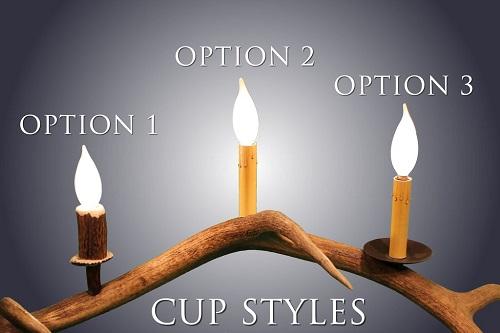 Antlerworx 8 Light XXL Whitetail/Mule Deer Antler Chandelier (AWC-24)