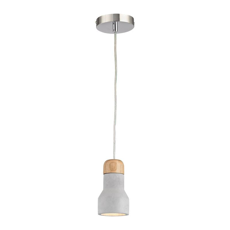 Sterling Industries Brutewood 1 Light Pendant In Polished Concrete