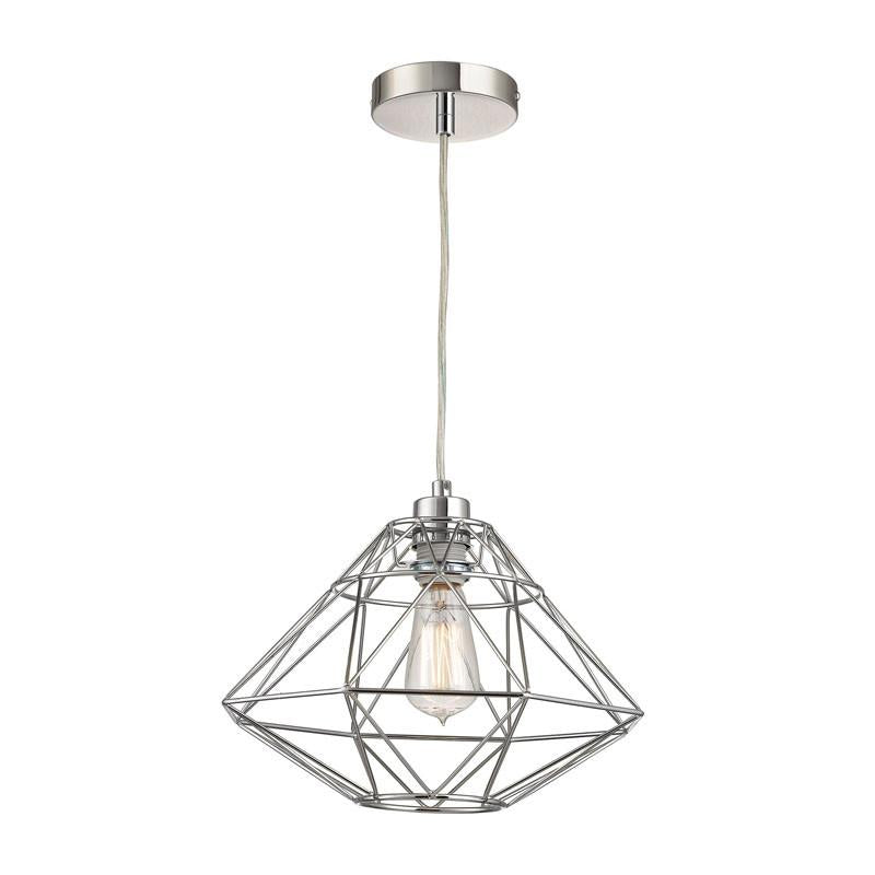 Sterling Industries Paradigm 1 Light Pendant In Chrome