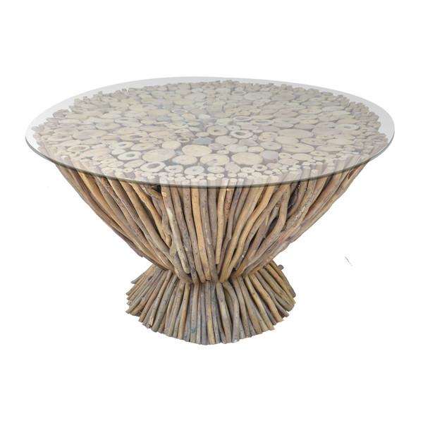 A&B Home Driftwood Coffee Table