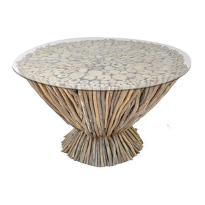 A&B Home Driftwood Coffee Table