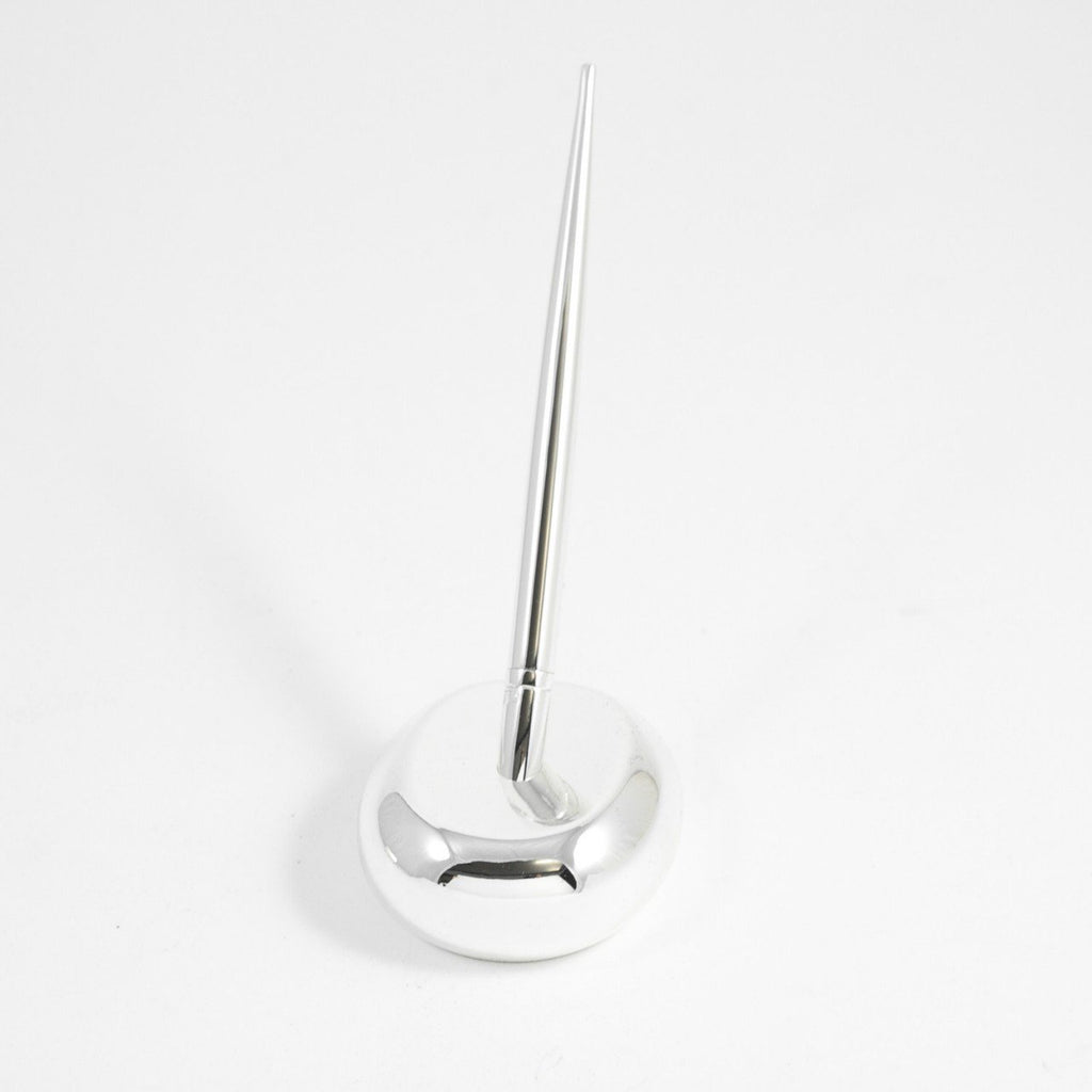 Bey-Berk Silver Plated Pen Stand & Pen