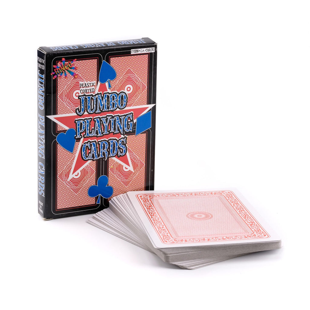 5 x 7 Jumbo Plastic Coated Playing Cards