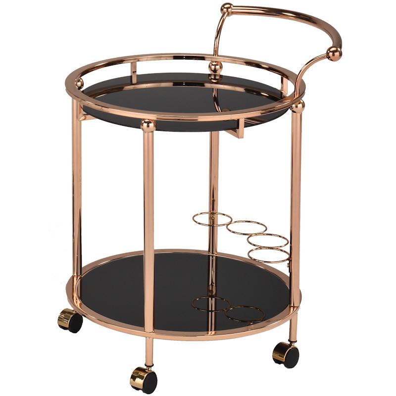 A&B Home Glass/Metal Service Trolley