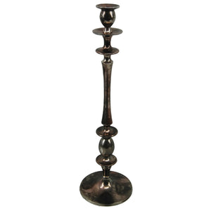 A&B Home Aluminum - Oil Rubbed Bronze Finish Candle Holder - Set Of 2