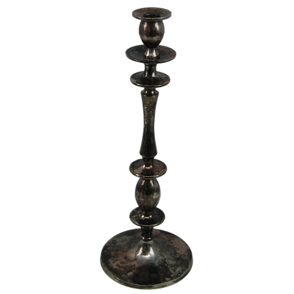 A&B Home Aluminum - Oil Rubbed Bronze Finish Candle Holder - Set Of 2