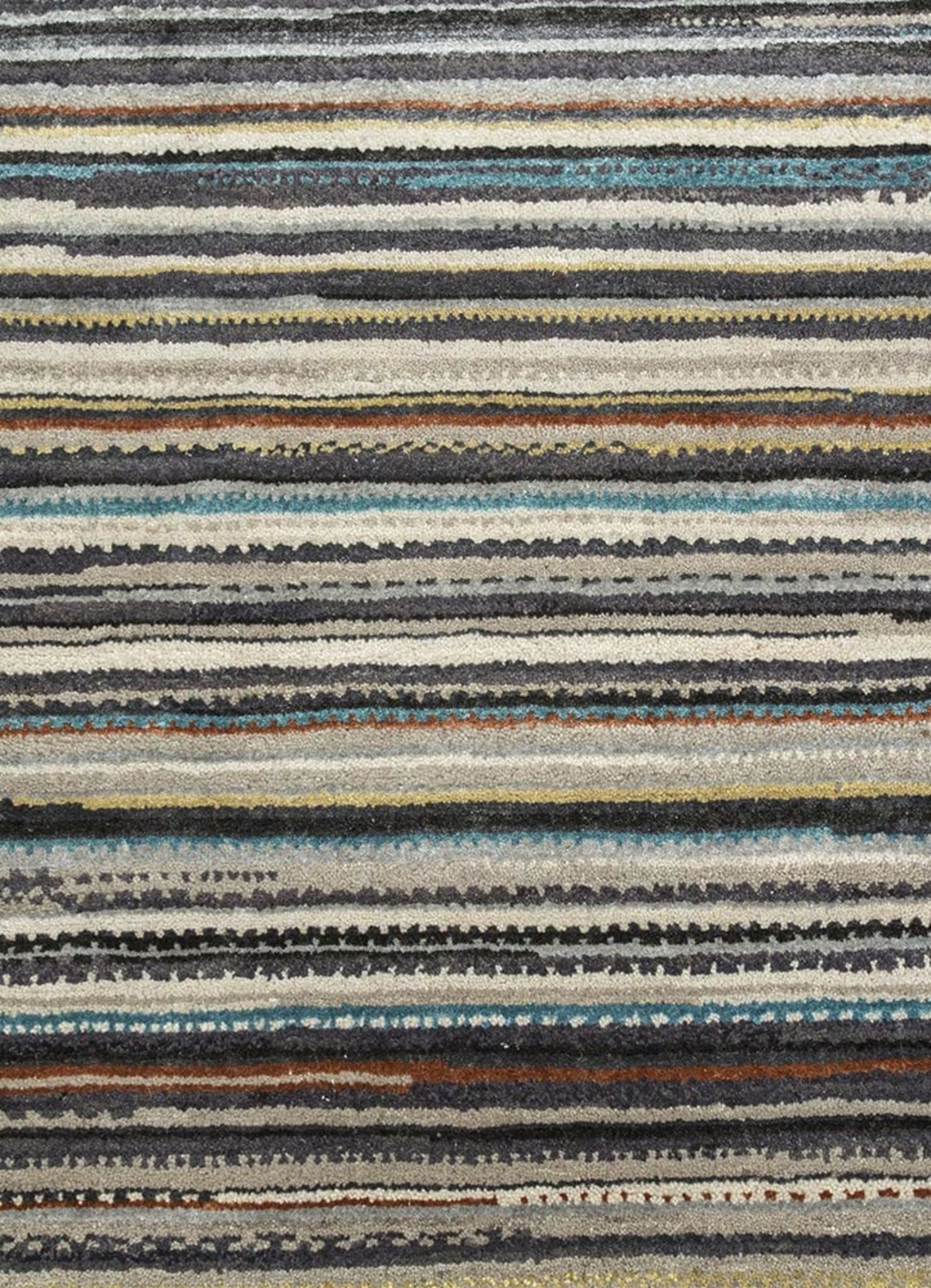 Strings Frost Gray/Bright Gold Rug