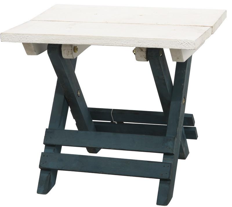 A&B Home Indoor/Outdoor Wooden Decor Stand - Set Of 2