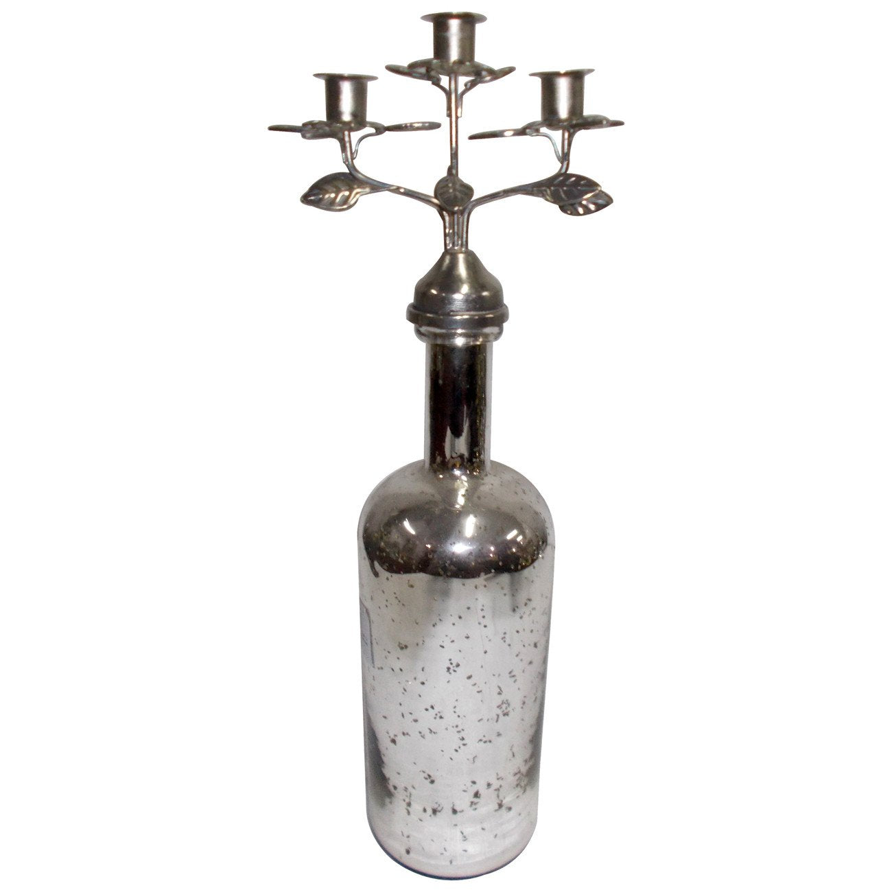A&B Home 3-Arm Iron Candelabra - Set Of 2