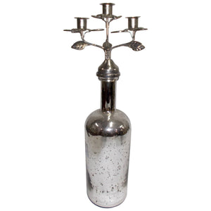 A&B Home 3-Arm Iron Candelabra - Set Of 2