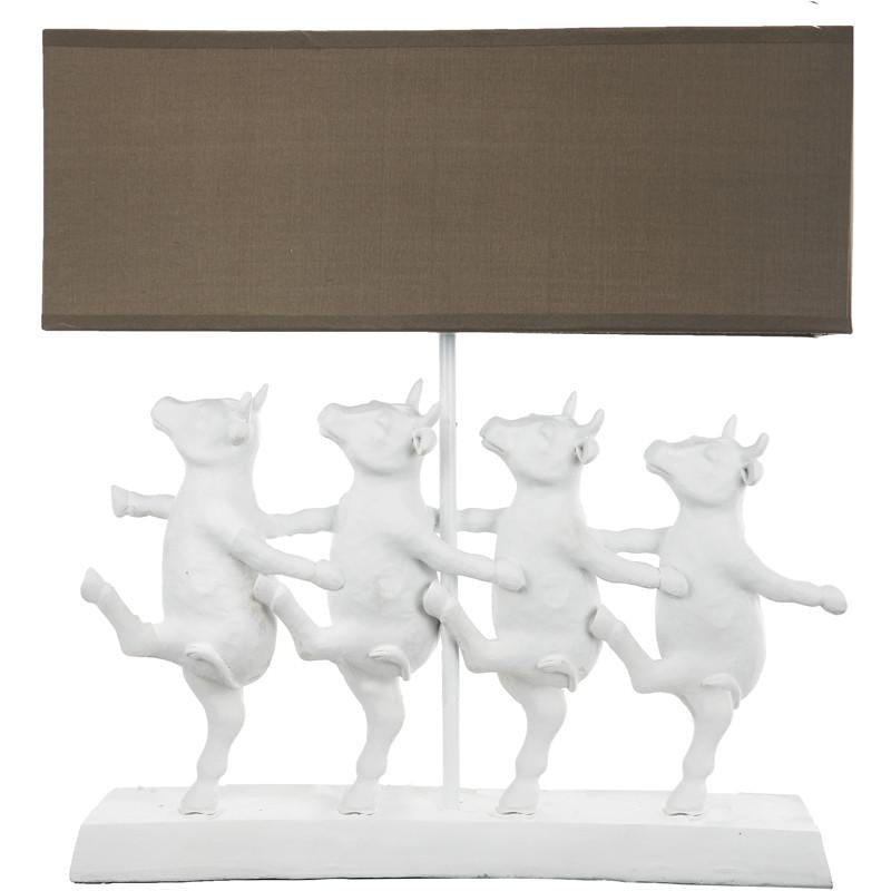 A&B Home Dancing Cow Table Lamp