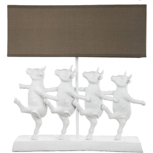 A&B Home Dancing Cow Table Lamp