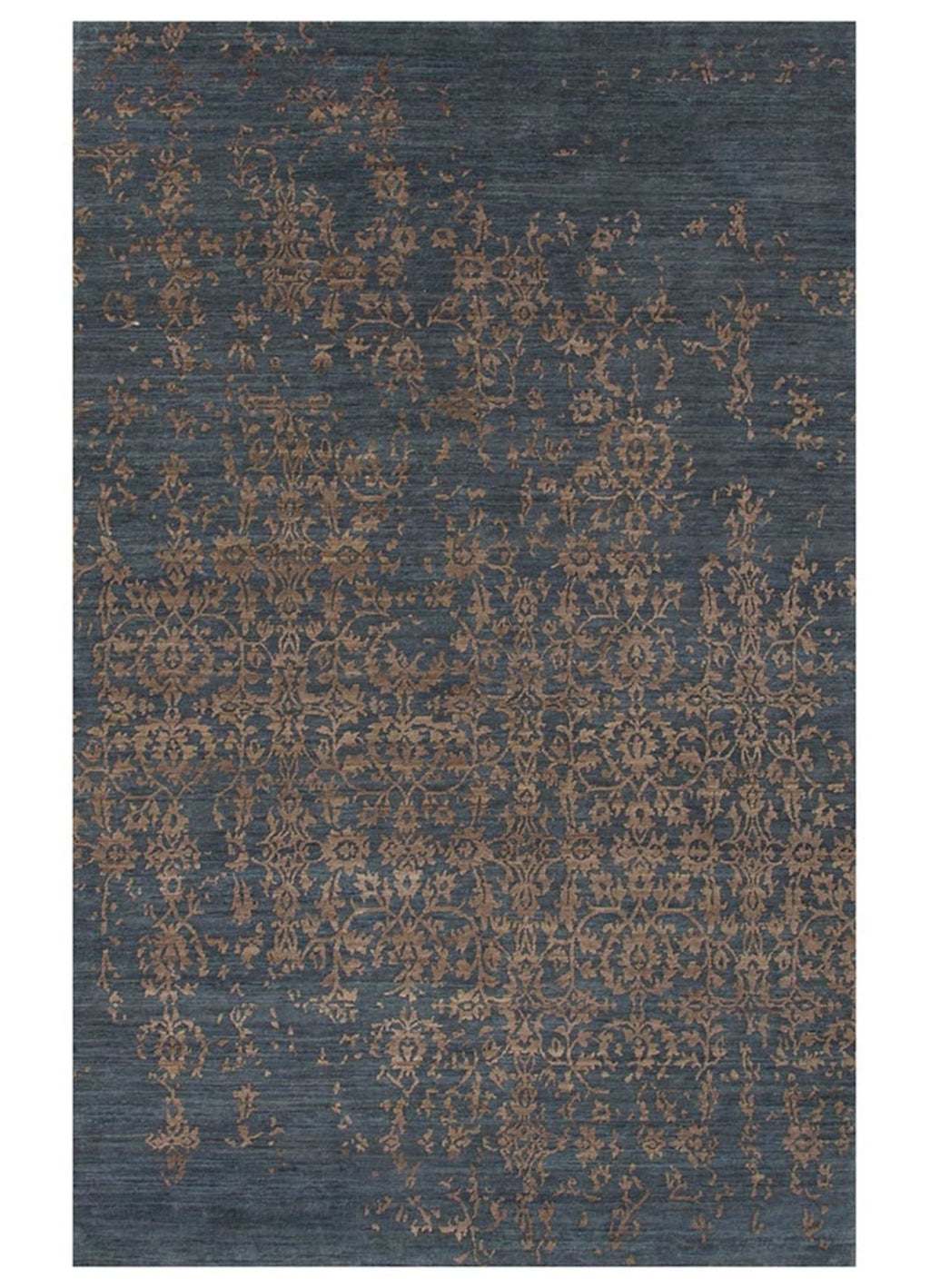 Scroll Indian Teal/Silver Mink