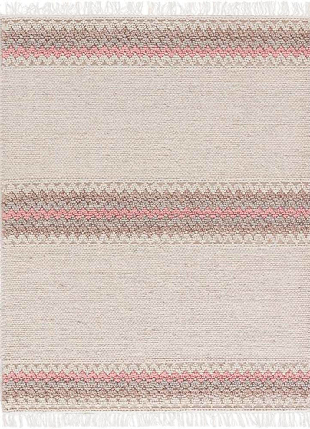 Seneca Ivory Wool and Viscose Rug