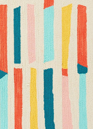 Sticks Winter White/Mandarin Red