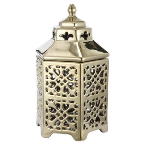 A&B Home Ceramic Lantern - Set Of 2