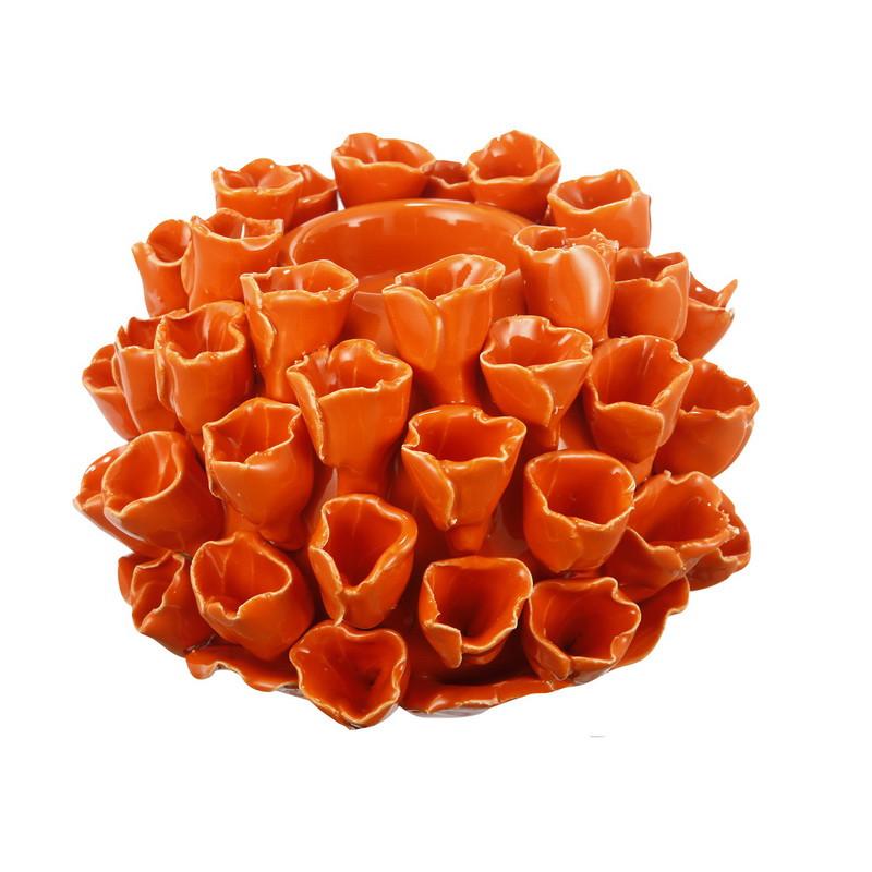A&B Home Flower Candle Holder - Set Of 2