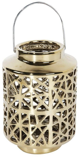 A&B Home Ceramic Round Lantern - Set Of 2