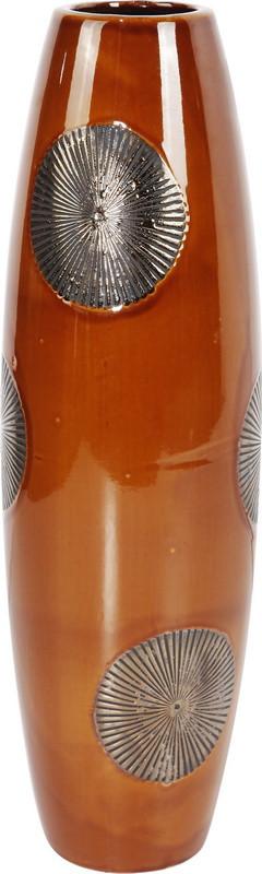 A&B Home Ceramic Yellow Vase - Set Of 2