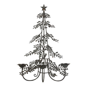 A&B Home Fantasy Garden Tree Candle Holder - Set Of 2