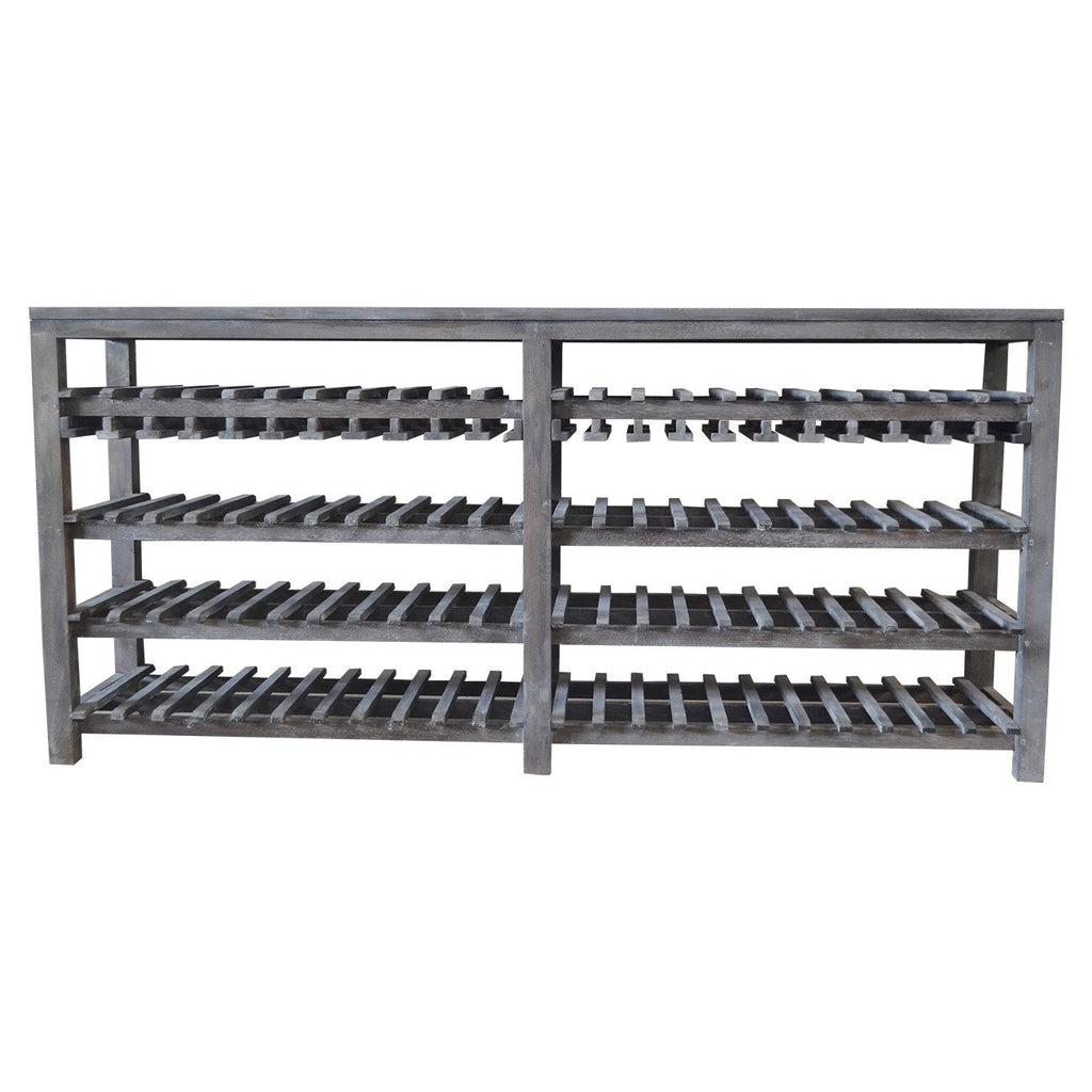 A&B Home Rhodes Cafe Wood Wine Rack